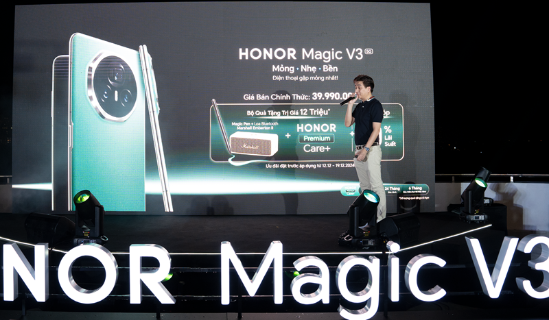 HONOR Magic V3 smartphone gập đỉnh cao với thiết kế siêu mỏng và độ bền ...